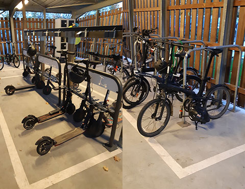 équipement pour vélos et trottinettes