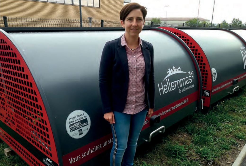 Corinne Verdier devant un box vélo ALTAO Cover