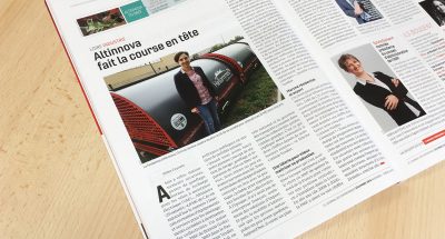 photo de l'article du Journal Des Entreprises sur Altinnova