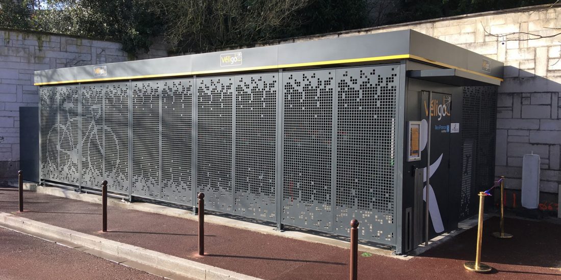 abri vélo sécurisé Véligo de St Cloud