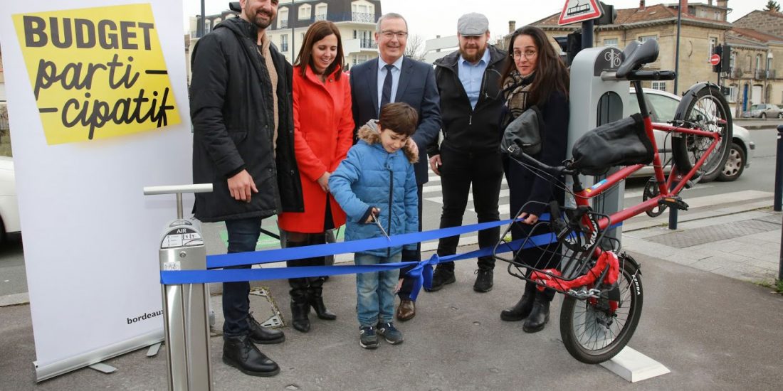 inauguration de services vélos Bordeaux Métropole