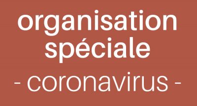 visuel organisation spéciale contre le coronavirus