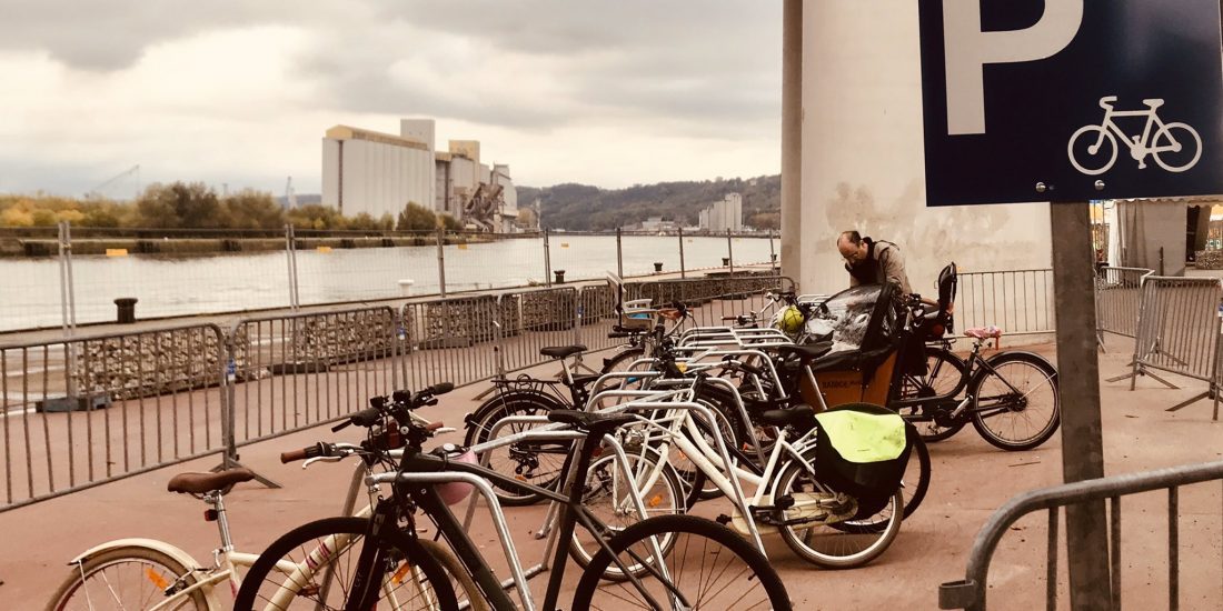 parking vélos pour la Foire Saint Romain à Rouen