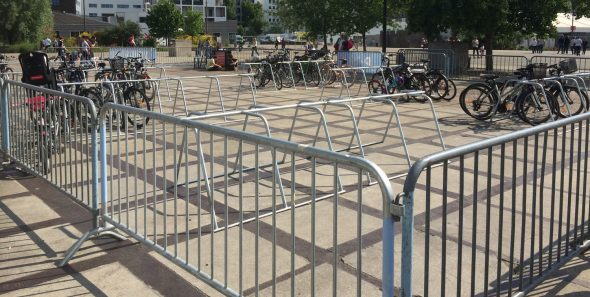 parkings vélos temporaires Nantes