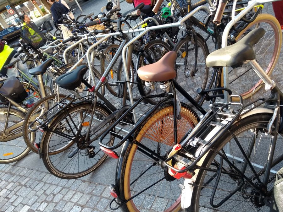 stationnement vélos temporaire à Dunkerque