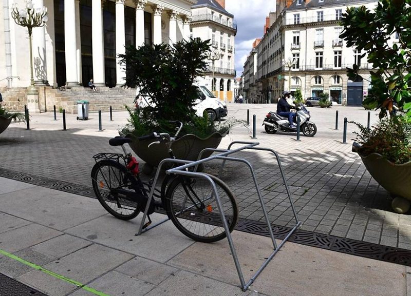 rack vélo ALTAO Mobile installé à Nantes