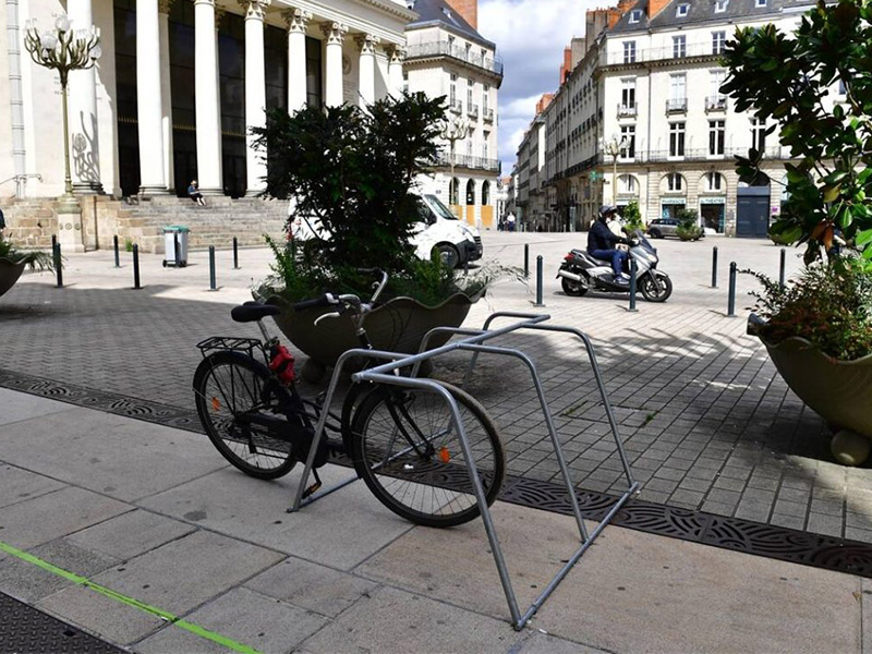 rack vélo ALTAO Mobile installé à Nantes