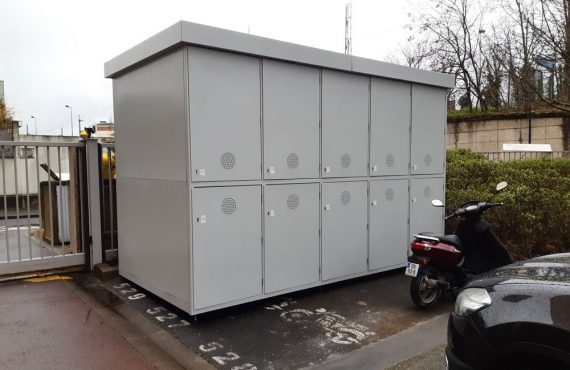 parking vélos résidentiel installé en Ile de France