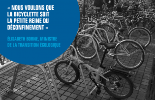 article French Fab sur le plan vélo avec un parking vélos Altinnova