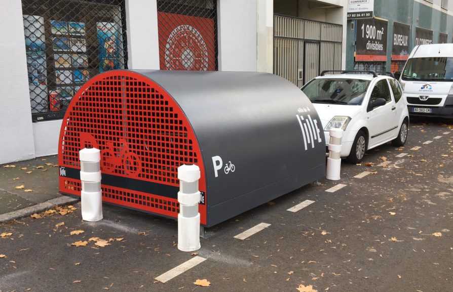 box vélo sécurisé ALTAO Cover installé Lille