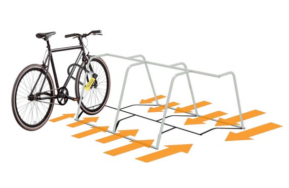 comment attacher correctement son vélo avec un antivol sur un rack Mobile