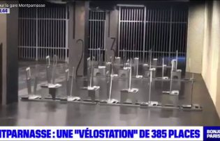 nouvelle vélostation de la gare Montparnasse