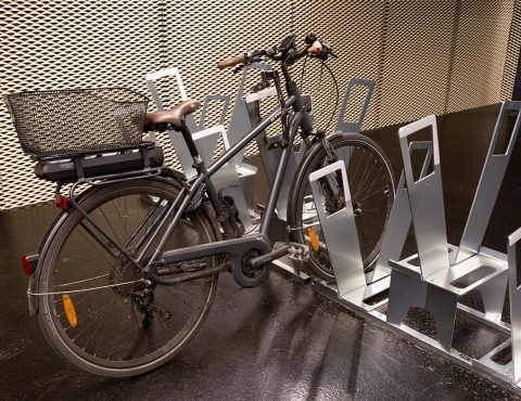 racks de stationnement vélos ALTAO Parco de la vélostation de la gare Montparnasse