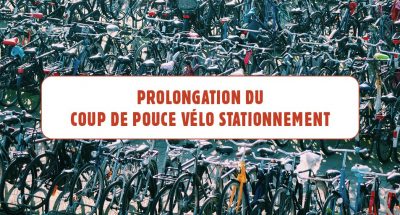 Prolongation du Coup de Pouce Vélo Stationnement