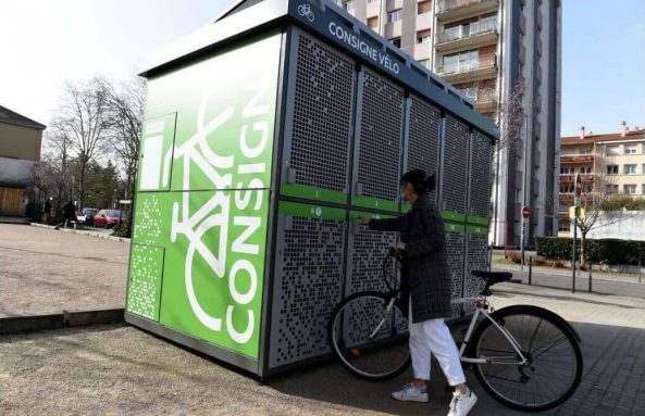 Des consignes pour garer son vélo en toute sécurité à Saint-Etienne