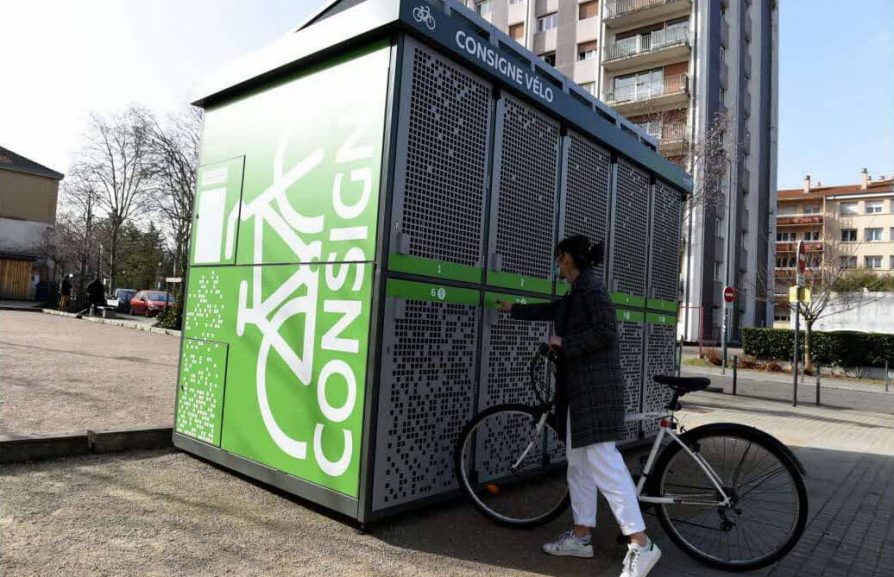 Des consignes pour garer son vélo en toute sécurité à Saint-Etienne