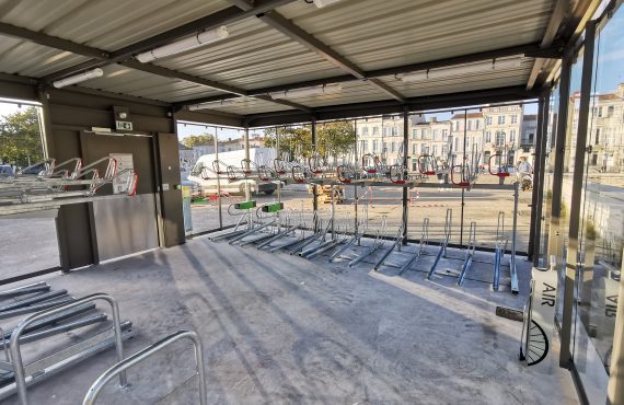 intérieur de la vélostaion