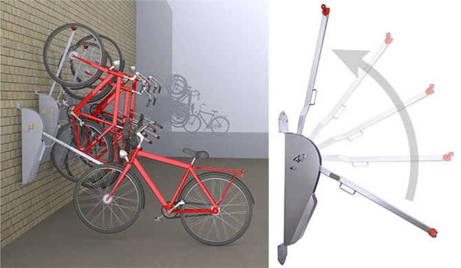Support de velos vertical automatique Wheelylift