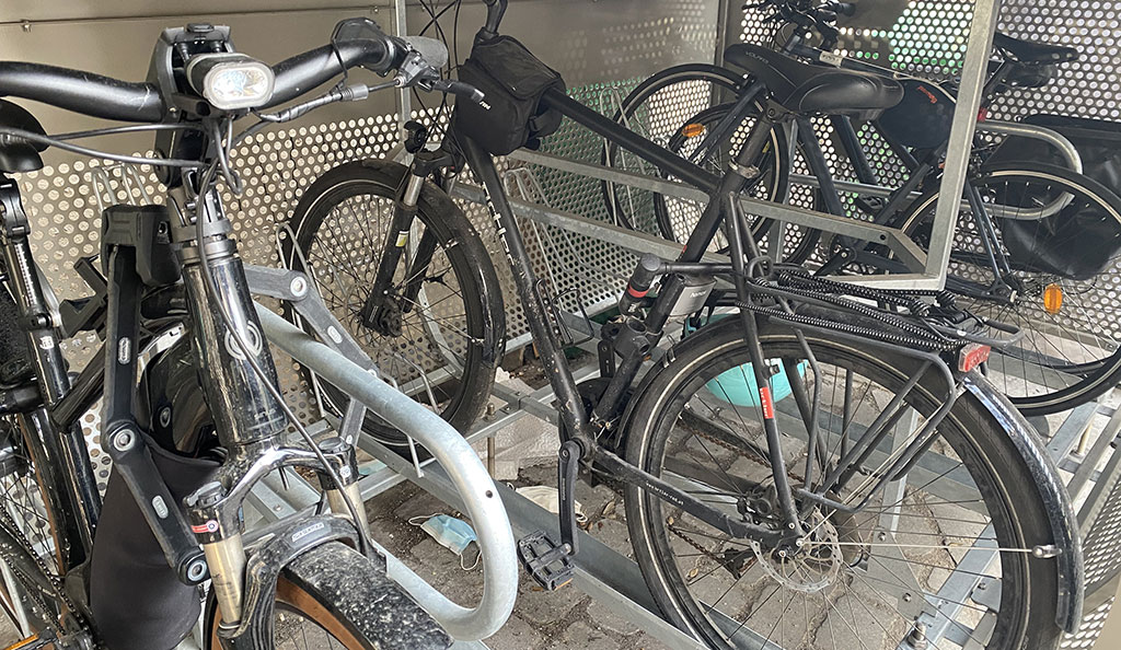 box vélo sécurisé ALTAO Pod installé dans la ville de Paris