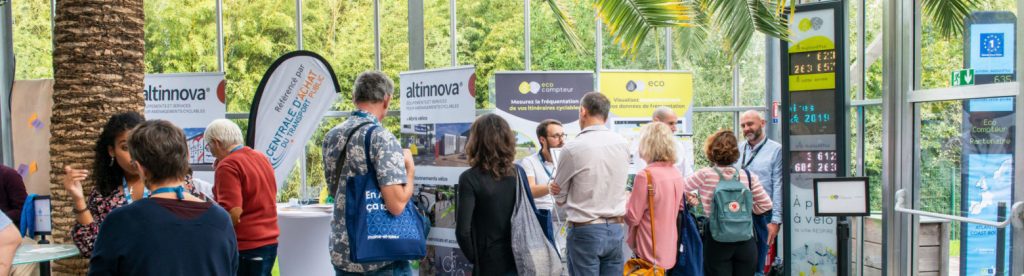 stand Altinnova aux Rencontres Vélo & Territoires 