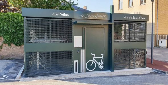 abris vélo sécurisé ALTAO Spacio de Saint Omer