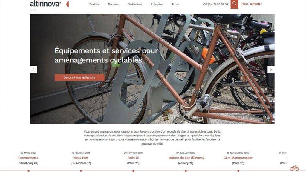 nouveau site web Altinnova