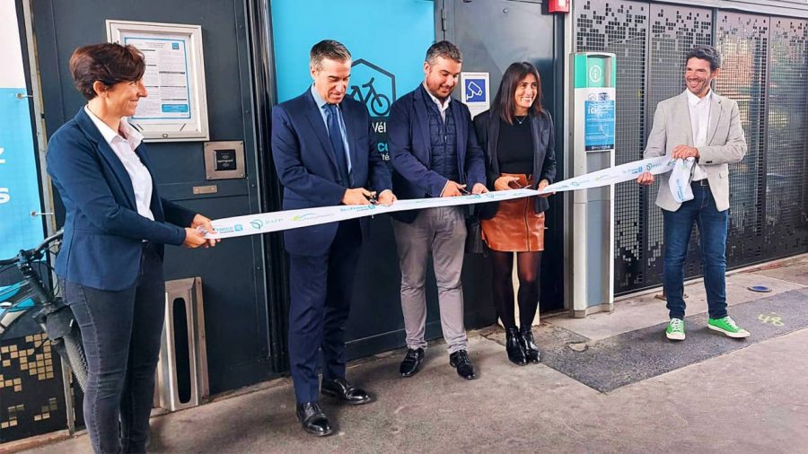 Inauguration du Parking Vélos de Neuilly-Plaisance