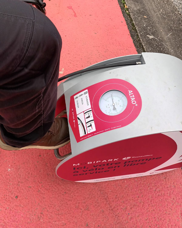 Station de gonflage ALTAO® Pump du point entretient de Valenciennes