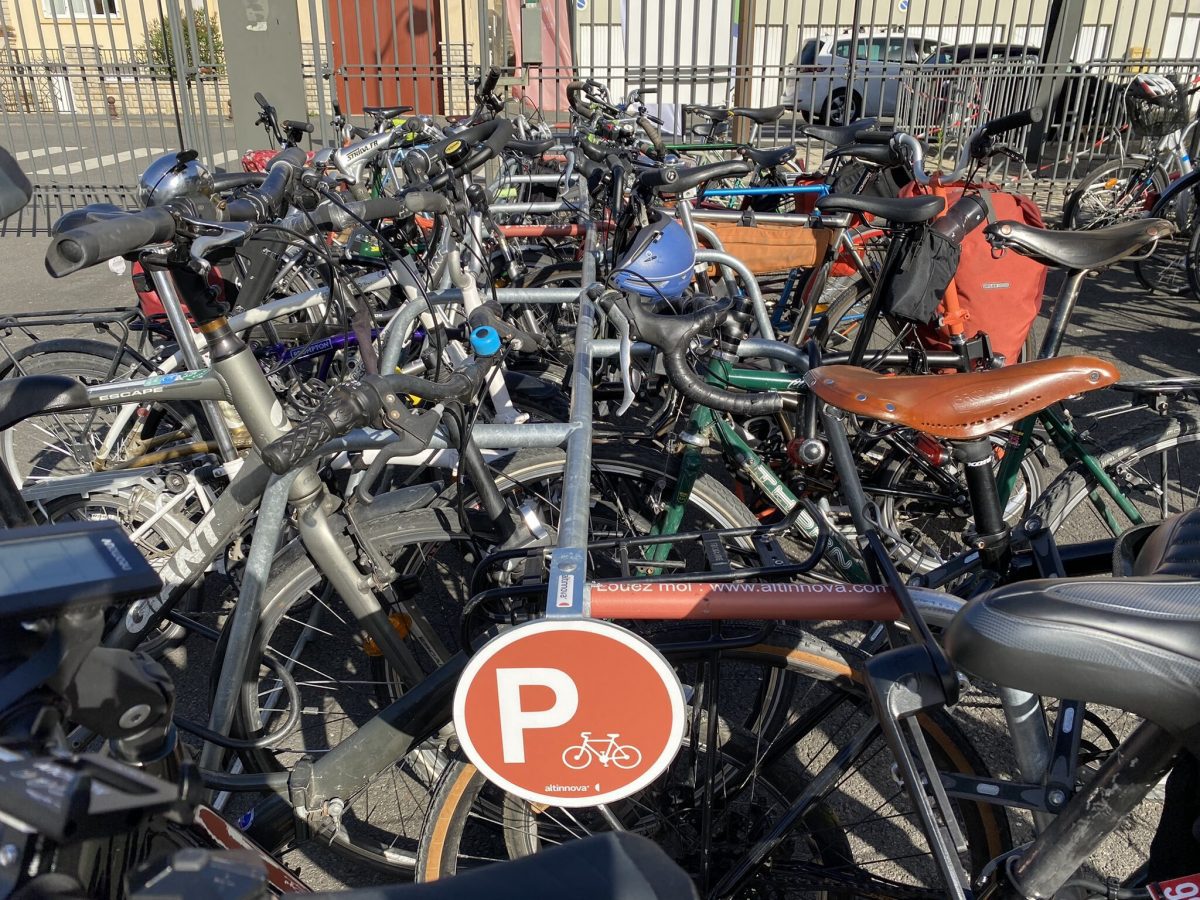 racks de stationnement ALTAO Mobile durant l'événement