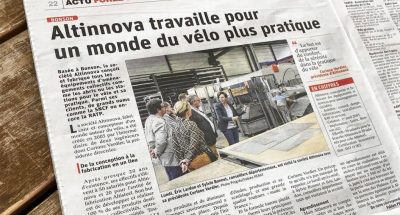 photo de l'article sur Altinnova paru dans le quotidien La Tribune Le Progrès