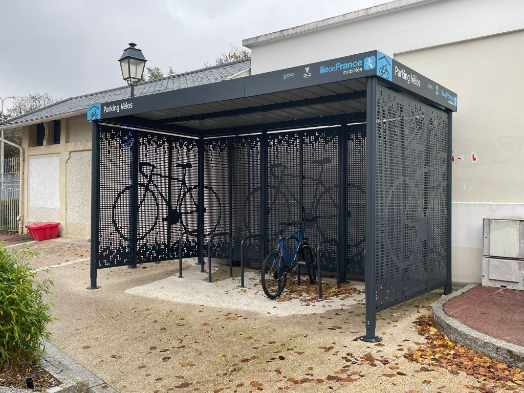 Parking pour les vélos en libre-service à Fontenay-aux-Roses
