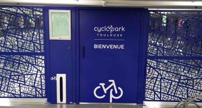 Porte d'entrée du Cyclopark du Capitol de Toulouse