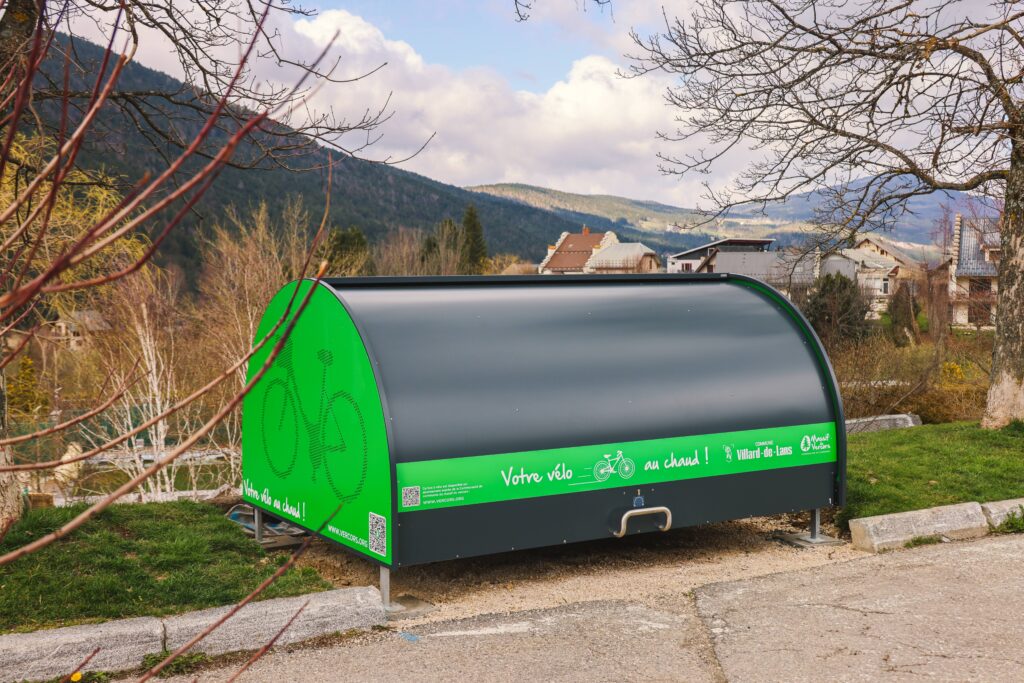 box vélo sécurisé ALTAO Cover 6 places du Vercors