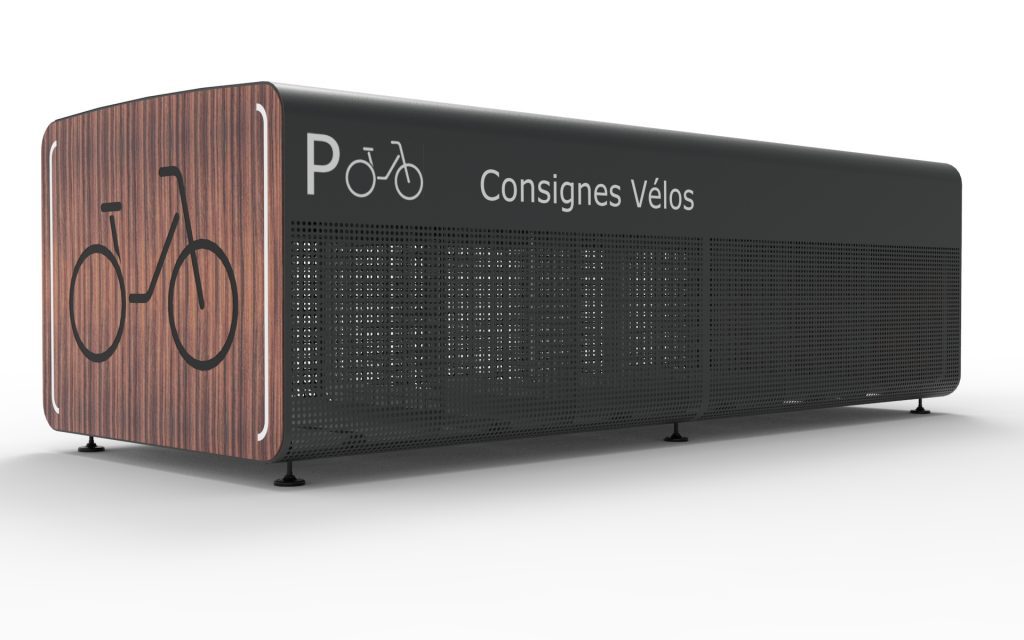 Modèle de base de la consigne individuelle pour stationnement vélos ALTAO® UniPod