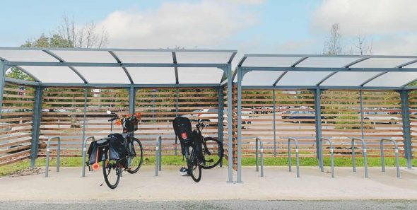 Promouvoir le vélo avec les abris ouvert ALTAO® Curve