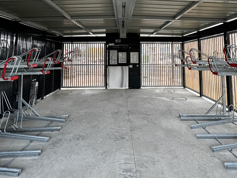 Parking Vélos Gare de Montereau espace fermé