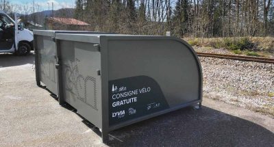 Consignes vélos autoportantes ALTAO® Cocoon du territoire du Haut Jura