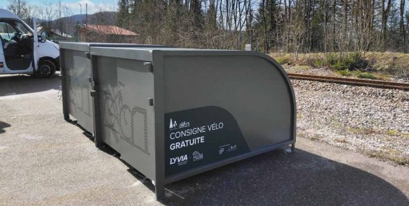 Consignes vélos autoportantes ALTAO® Cocoon du territoire du Haut Jura