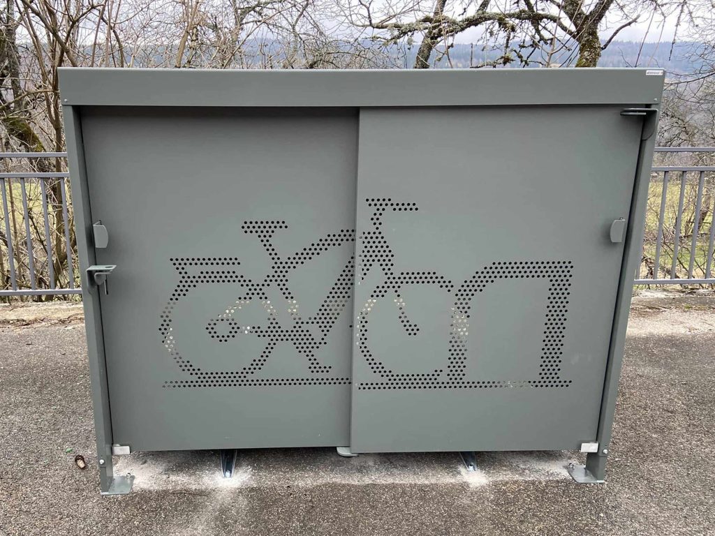 Box individuels pour le stationnement sécurisé des vélos