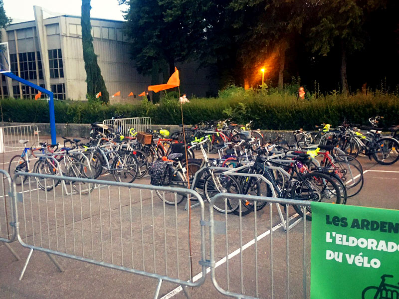 Parking vélo pour les évènements culturels, sportifs, professionnels...