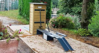 Belmont-sur-Rance bike wash and repair station