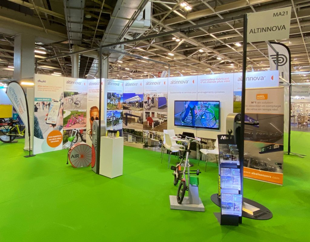 stand équipé Altinnova sur un salon professionnel