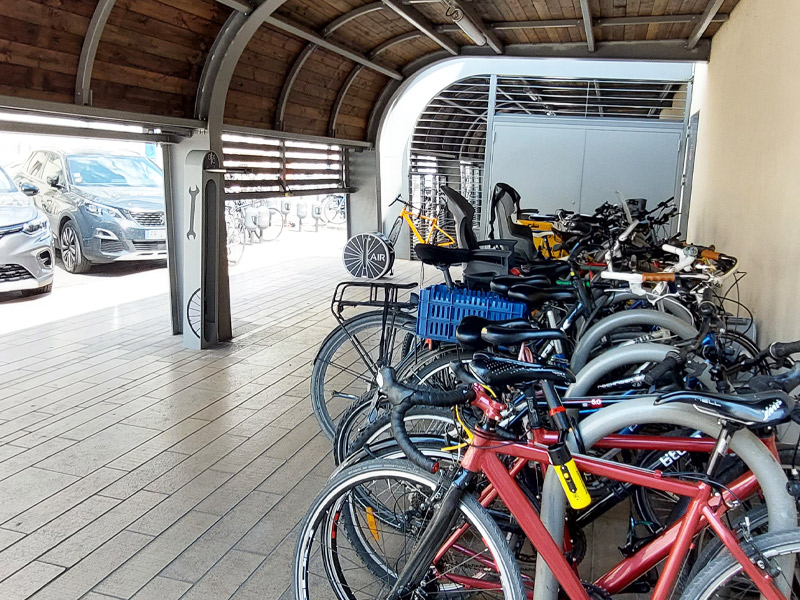 stationnement en libre-service à la Gare de Vincennes