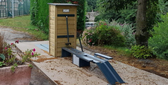 La commune de Belmont-sur-Rance installe une station multiservice pour vélo ALTAO® Modulo