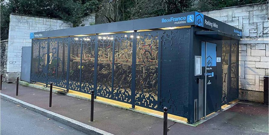 parking vélos sécurisé en gare de Saint Cloud