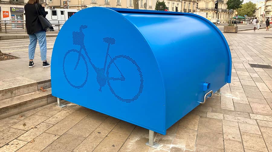 visuel des boites à vélos de Montpellier