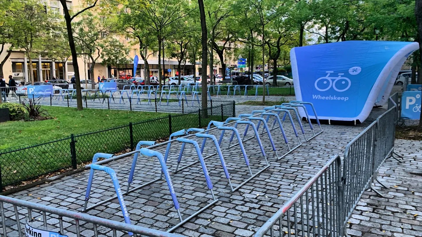 temporary bike park Olympic Games Paris 2024 ALTAO Mobile