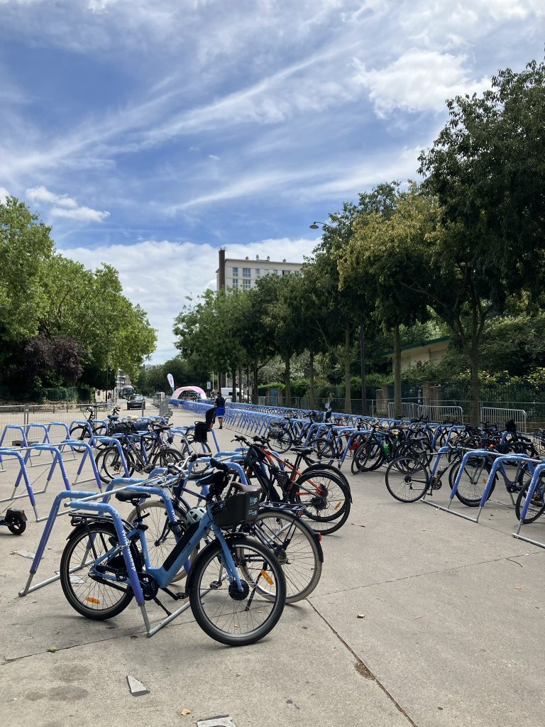Wheeslkeep temporary bike park at the Paris 2024 Olympic Games