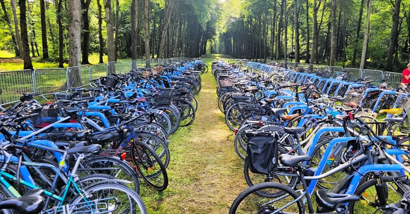 temporary bike park Olympic Games Paris 2024 ALTAO Mobile Versailles