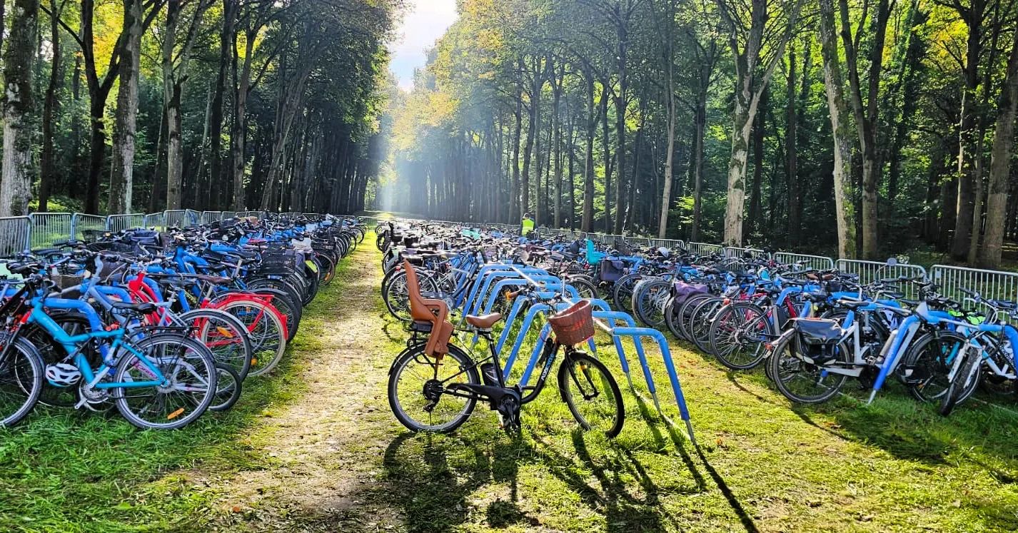 temporary bike park Olympic Games Paris 2024 ALTAO Mobile Versailles